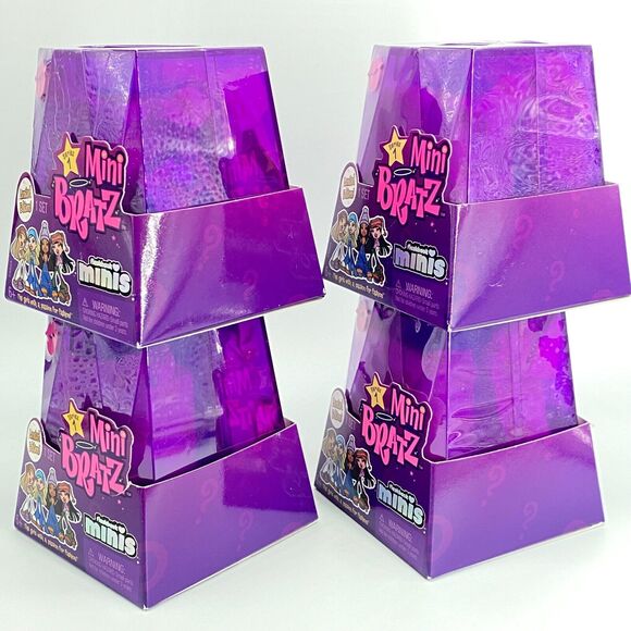 Lot of 4 MINI BRATZ SERIES 1 Mystery Boxes FLASHBACK Minis NEW Sealed Toys - Picture 2 of 14